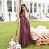Stardust Violet Long Dress